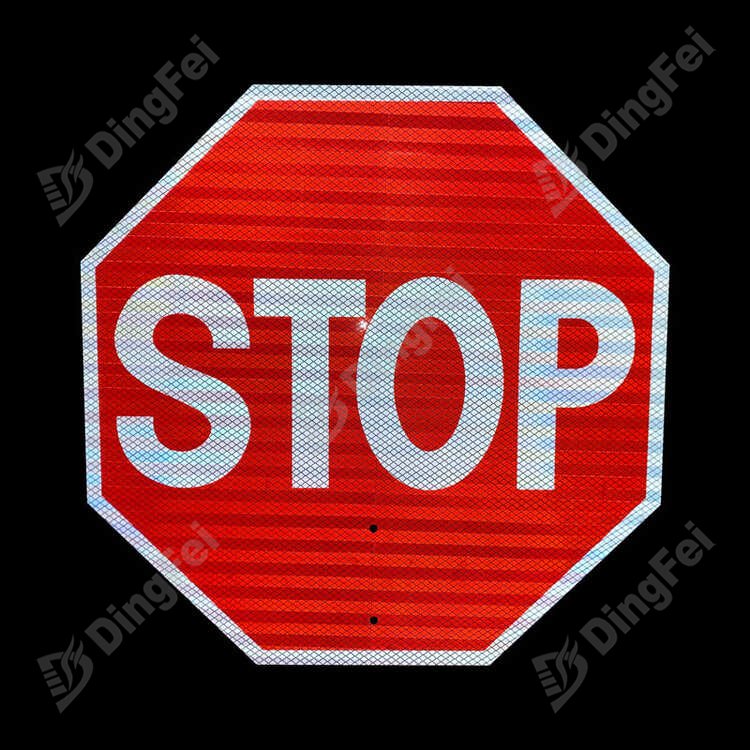 Reflective Aluminum Stop / Slow Paddle Sign - 